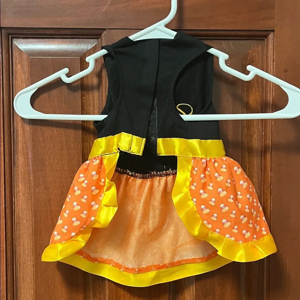 Wicked Sweet Candy Corn Small Dog Dress Costume for Halloween. So cute!!!